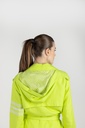 LIME HOODED TRENCH COAT