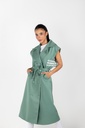 Sleeveless Long Vest - Green